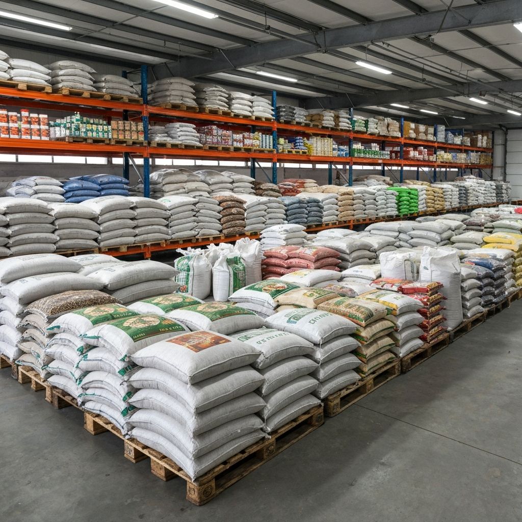 Agricultural supplies warehouse